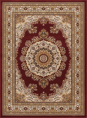 English Elm Manchester Area Rug - Red 2'7" X 9'10" | Durable, Kid & Pet-Friendly, Easy Care For High Traffic Spaces B186P316803