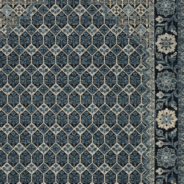 HomeRoots 5' Gold Oriental Area Rug with Elegant Fringed Edges - Durable, Stain-Resistant, Timeless Design 7' X 10' 575003