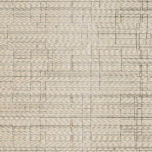 Homeroots 5' Chic Beige And Brown Geometric Area Rug With Stylish Fringe For Modern Home Decor Bliss 10' X 13' Polyester 575018