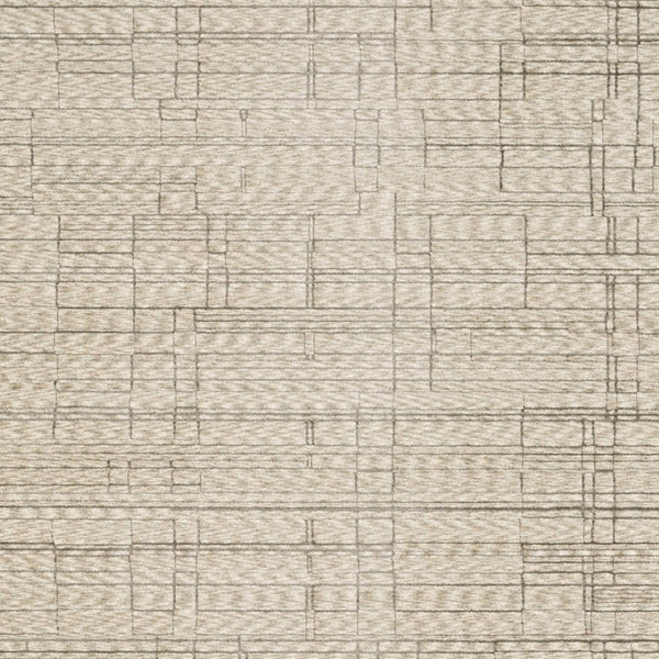 Homeroots 5' Chic Beige And Brown Geometric Area Rug With Stylish Fringe For Modern Home Decor Bliss 10' X 13' Polyester 575018