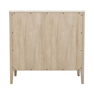 Butler Specialty Mayfair 3-drawer Chest - Elegant Wood And Marble Storage Solution With Antique Brass Accents Light Brown Java Wood,Gamelina Veneer,Mdf,Marble 5750455-butler