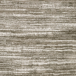 Homeroots 5' Distressed Brown Striped Area Rug – Stylish, Stain-resistant Comfort For Family Spaces & Pets 5' X 8' Polyester 575053