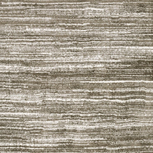 Homeroots 5' Distressed Brown Striped Area Rug – Stylish, Stain-resistant Comfort For Family Spaces & Pets 10' X 13' Polyester 575054