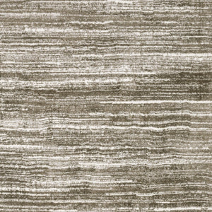 Homeroots 5' Distressed Brown Striped Area Rug – Stylish, Stain-resistant Comfort For Family Spaces & Pets 4' X 6' Polyester 575055