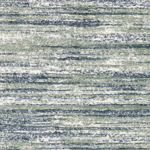 Homeroots 5' Distressed Brown Striped Area Rug – Stylish, Stain-resistant Comfort For Family Spaces & Pets 8' X 11' Polyester 575062