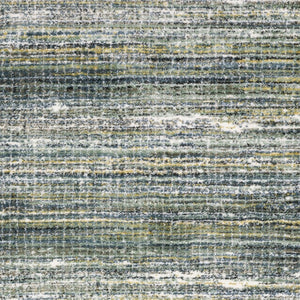 Homeroots 5' Artistic Green Geometric Area Rug - Stain Resistant Design For Stylish Living Spaces & Homes 5' X 8' Polyester 575063