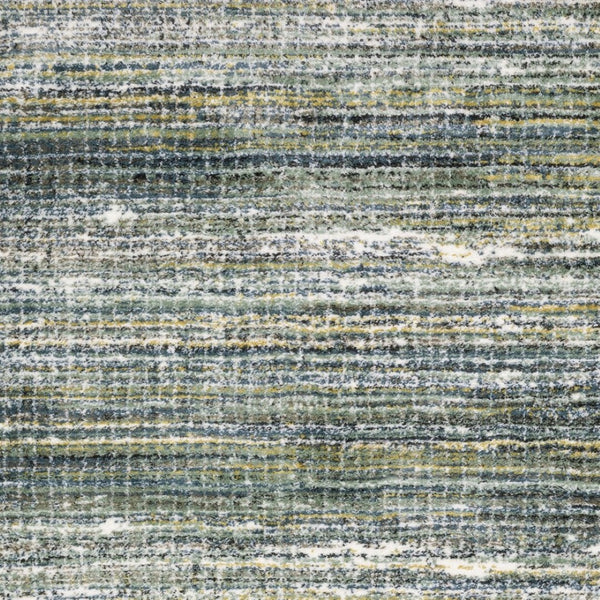 Homeroots 5' Artistic Green Geometric Area Rug - Stain Resistant Design For Stylish Living Spaces & Homes 5' X 8' Polyester 575063