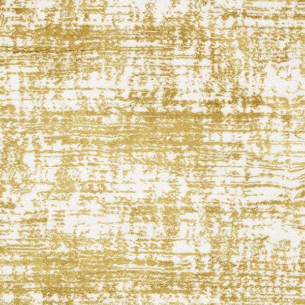 Homeroots 5' Abstract Green And Ivory Area Rug - Perfect For Kids And Pets, Stain Resistant, Artful Design 5' X 8' Polyester 575080