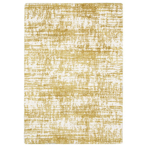 HomeRoots 5' Green and Ivory Abstract Area Rug - Modern Style, Plush Pile, Stain Resistant for Family Homes 5' X 8' 575080