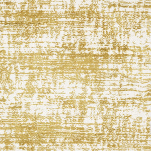 Homeroots 5' Abstract Green And Ivory Area Rug - Perfect For Kids And Pets, Stain Resistant, Artful Design 8' X 11' Polyester 575082