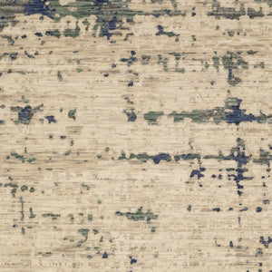 Homeroots 2' Beige Abstract Area Rug With Fringe - Artistic Touch For Your Living Space, Perfectly Chic Design 2' X 3' Wool Blend 575198