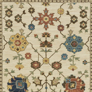 Homeroots 5' Blue Oriental Area Rug With Fringe – Stain Resistant, Stylish Design Perfect For Any Room Decor 8' Runner Polypropylene 575222