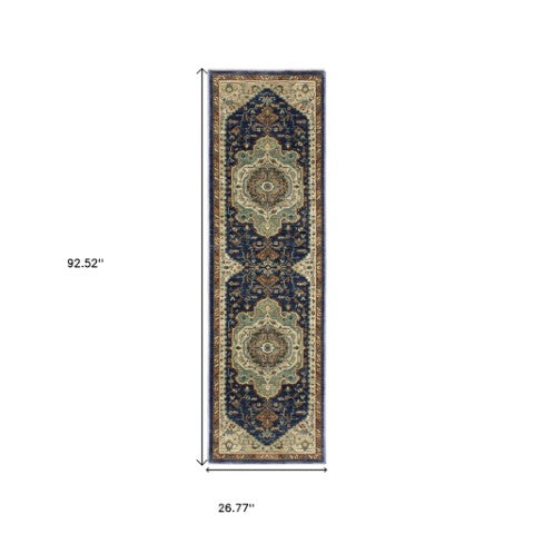 Homeroots 5' Brown Oriental Area Rug With Fringe - Stain Resistant, Warm Design Perfect For Homes With Kids & Pets 8' Runner Polypropylene 575236