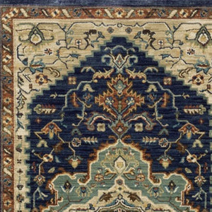 Homeroots 5' Brown Oriental Area Rug With Fringe - Stain Resistant, Warm Design Perfect For Homes With Kids & Pets 8' Runner Polypropylene 575236