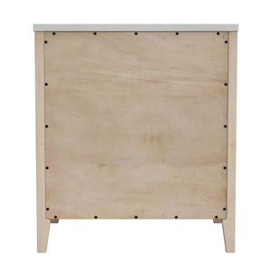 Butler Specialty Mayfair 1-drawer Nightstand With Elegant Marble Top And Antique Brass Hardware For Bedroom Storage Light Brown Java Wood,Gamelina Veneer,Mdf,Marble 5752455-butler