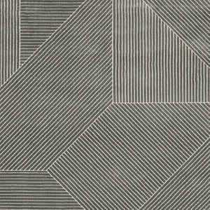 Homeroots 3' Gray Geometric Area Rug - Stylish, Stain-resistant Design For Modern Homes And Cozy Spaces 3' X 5' Polypropylene,Polyester 575261