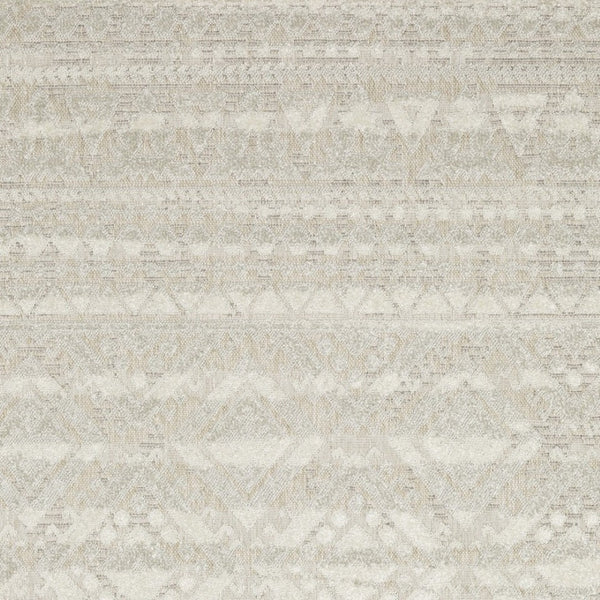 HomeRoots 5' Beige and Ivory Tribal Area Rug - Durable, Stain-Resistant Design for Stylish Living Spaces 3' X 5' 575266