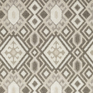 HomeRoots 5' Elegant Brown and Beige Tribal Area Rug - Durable, Stain-Resistant Design for Any Room Decor 3' X 5' 575284