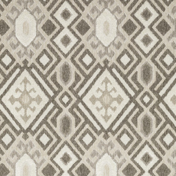 HomeRoots 5' Elegant Brown and Beige Tribal Area Rug - Durable, Stain-Resistant Design for Any Room Decor 3' X 5' 575284