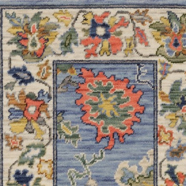 Homeroots 2' Cozy Gray Oriental Area Rug With Fringe - Elevate Your Space With Timeless Style And Warmth 6' Runner Wool Blend 575292