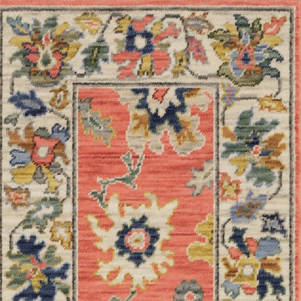 Homeroots 2' Cozy Gray Oriental Area Rug With Fringe - Elevate Your Space With Timeless Style And Warmth 6' Runner Wool Blend 575293