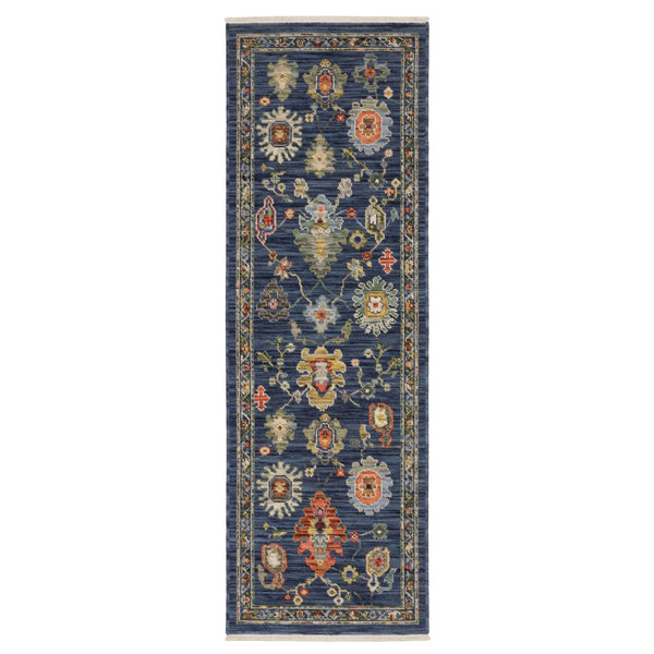 Homeroots 2' Yellow Oriental Area Rug With Fringe - Timeless Design For Cozy Home Decor And Warmth 6' Runner Wool Blend 575295