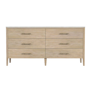 Butler Specialty Mayfair 3-drawer Chest - Elegant Wood And Marble Storage Solution With Antique Brass Accents Light Brown Java Wood,Gamelina Veneer,Mdf,Marble 5753455-butler