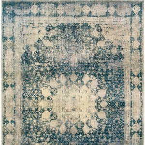 Homeroots 4' Ivory Oriental Area Rug – Distressed Design For A Timeless Touch In Any Home Décor Space 4' X 6' Polypropylene,Polyester 575353