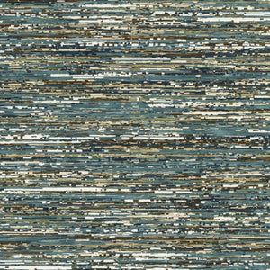 Homeroots 3' Stylish Blue Striped Area Rug - Stain Resistant, Comfortable Texture, Perfect For Homes With Kids & Pets 3' X 5' Polypropylene,Polyester 575370