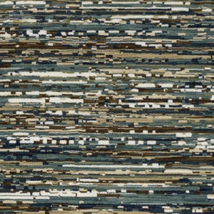 Homeroots 3' Stylish Blue Striped Area Rug - Stain Resistant, Comfortable Texture, Perfect For Homes With Kids & Pets 8' Runner Polypropylene,Polyester 575371