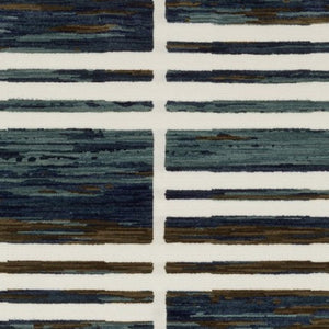 Homeroots 3' Stylish Ivory Geometric Area Rug – Stain Resistant, Soft Texture For Elegant Home Decor Enhancement 8' Runner Polypropylene,Polyester 575379