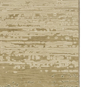 Homeroots 3'' Brown Abstract Area Rug - Stylish, Stain-resistant Comfort For Homes With Kids And Pets 8' Runner Polypropylene,Polyester 575387