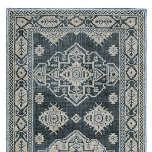 Homeroots 10' Blue Medallion Area Rug - Stylish, Stain-resistant Design For Living Spaces And Kids' Rooms 8' Runner Polyester 575401