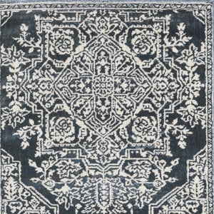 Homeroots 10' Elegant Power Loom Oriental Area Rug In Blue - Stain Resistant, Perfect For Kids And Pets! 8' Runner Polyester 575412