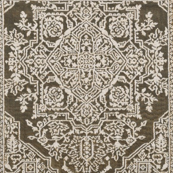 Homeroots 10' Elegant Power Loom Oriental Area Rug In Blue - Stain Resistant, Perfect For Kids And Pets! 8' Runner Polyester 575413