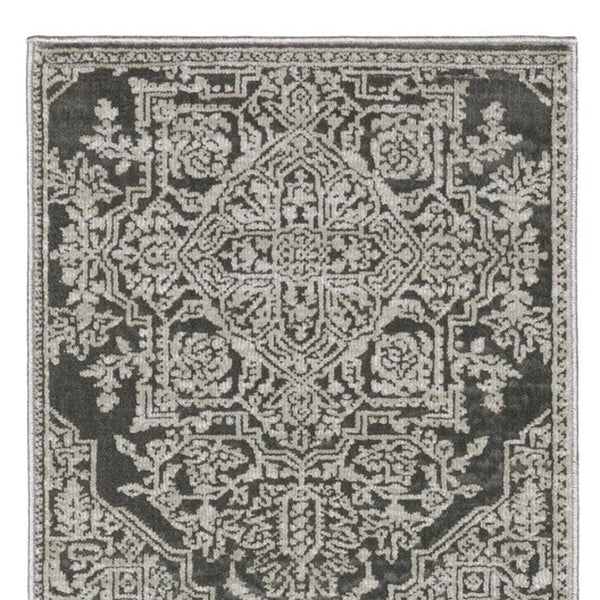Homeroots 10' Elegant Power Loom Oriental Area Rug In Blue - Stain Resistant, Perfect For Kids And Pets! 8' Runner Polyester 575414