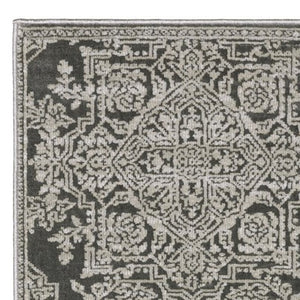 Homeroots 10' Elegant Power Loom Oriental Area Rug In Blue - Stain Resistant, Perfect For Kids And Pets! 8' Runner Polyester 575414