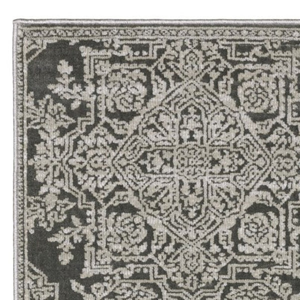 Homeroots 10' Elegant Power Loom Oriental Area Rug In Blue - Stain Resistant, Perfect For Kids And Pets! 8' Runner Polyester 575414