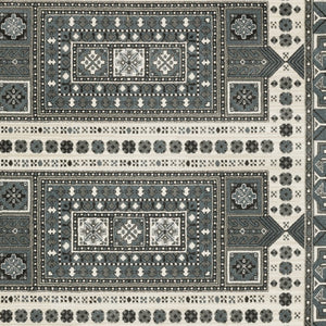 Homeroots 3' Gray Medallion Area Rug - Stylish, Stain-resistant, Perfect For Kids And Pets, Elevate Your Space! 5' X 8' Polypropylene,Polyester 575437