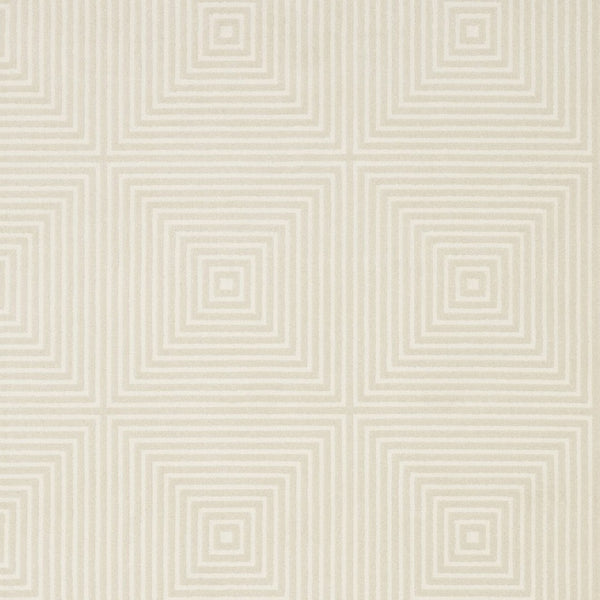 Homeroots 3' Stylish Ivory Geometric Power Loom Area Rug - Perfect For Homes With Kids And Pets, Stain Resistant 5' X 8' Polypropylene,Polyester 575443