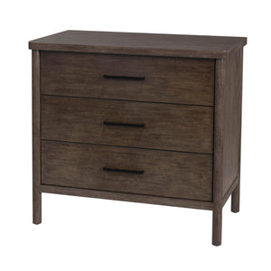 Butler Specialty Lennon 3 Drawer Dresser With Elegant Rounded Legs, Clean Lines, And Organic Soft Finish For Your Space Brown Mindi Wood,Mdf,Mindi Veneer 5754474-butler