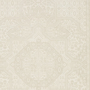 Homeroots 3' Ivory Medallion Area Rug - Stain Resistant, Stylish Design For Home Decor And Cozy Spaces 5' X 8' Polypropylene,Polyester 575453