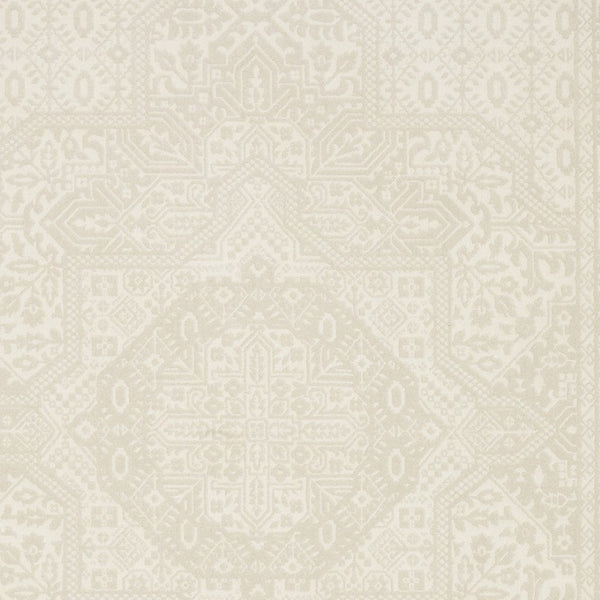 Homeroots 3' Ivory Medallion Area Rug - Stain Resistant, Stylish Design For Home Decor And Cozy Spaces 5' X 8' Polypropylene,Polyester 575453