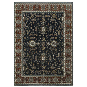 Homeroots 10' Red Oriental Area Rug With Fringe - Stain Resistant, Stylish Design For Living Spaces & Pets 4' X 6' Polyester 575465