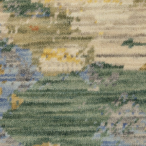 Homeroots 2' Beige Abstract Area Rug With Fringe – Stylish, Comfortable, And Perfect For Any Home Decor 3' X 5' Wool Blend 575470