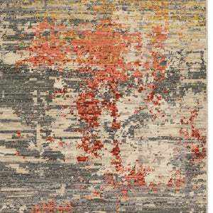 Homeroots 2' Beige And Pink Abstract Area Rug With Fringe – Stylish Design For Cozy Home Décor Upgrade 3' X 5' Wool Blend 575476
