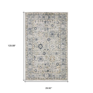 Homeroots 10' Gray Oriental Hand-tufted Runner Rug - Elegant Design To Enhance Your Home's Decor And Comfort 10' Runner Wool Blend 575497