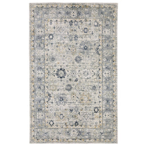 HomeRoots 10' Hand-Tufted Gray and Blue Oriental Runner Rug – Timeless Design for Elegant Entryways & Hallways 10' Runner 575497