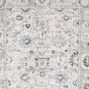 HomeRoots 10' Ivory and Teal Hand-Tufted Oriental Runner Rug - Artisan Crafted for Timeless Elegance and Comfort 10' Runner 575500