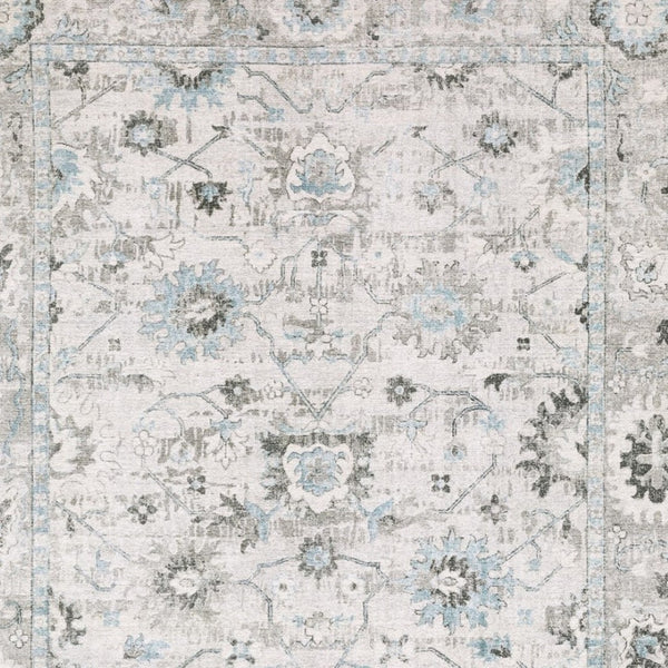 HomeRoots 10' Ivory and Teal Hand-Tufted Oriental Runner Rug - Artisan Crafted for Timeless Elegance and Comfort 10' Runner 575500